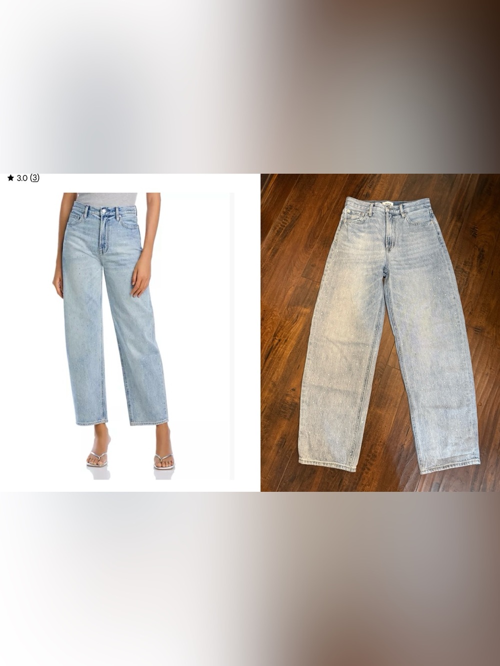 Pistola Wes High Rise Barrel Jeans
Glitz Size 26